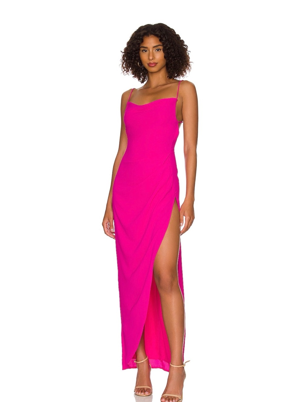 More to Come Catalina Fuchsia Maxi Dress